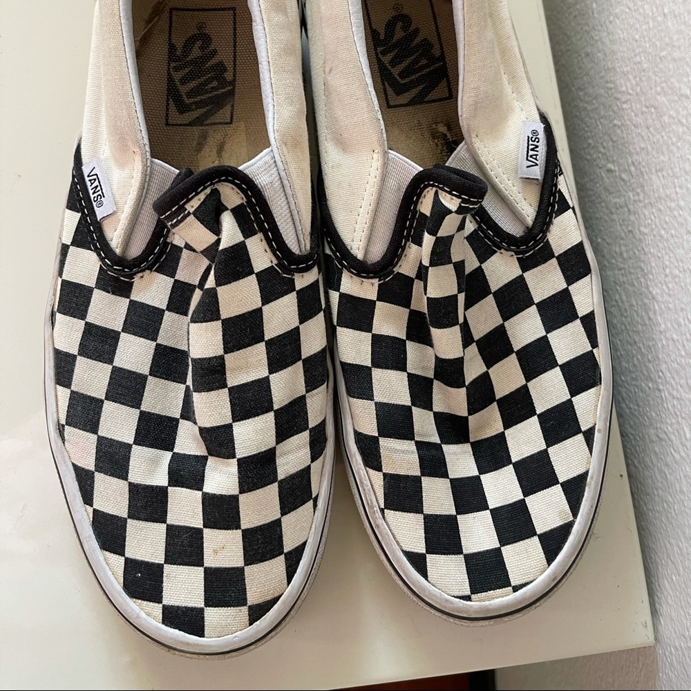 Checkered Vans!